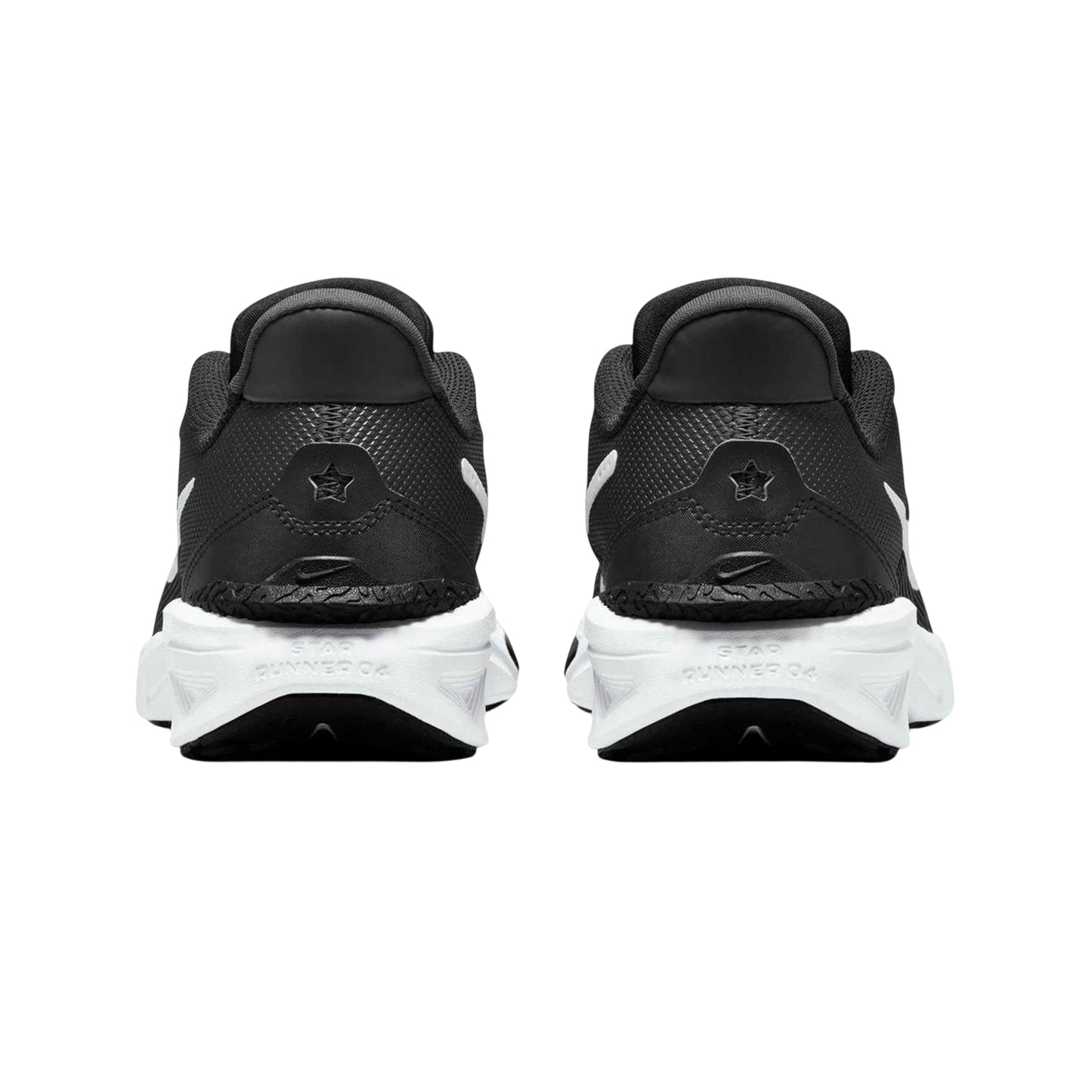 Black-White - Back - Nike Womens-Ladies Star Runner 4 Trainers