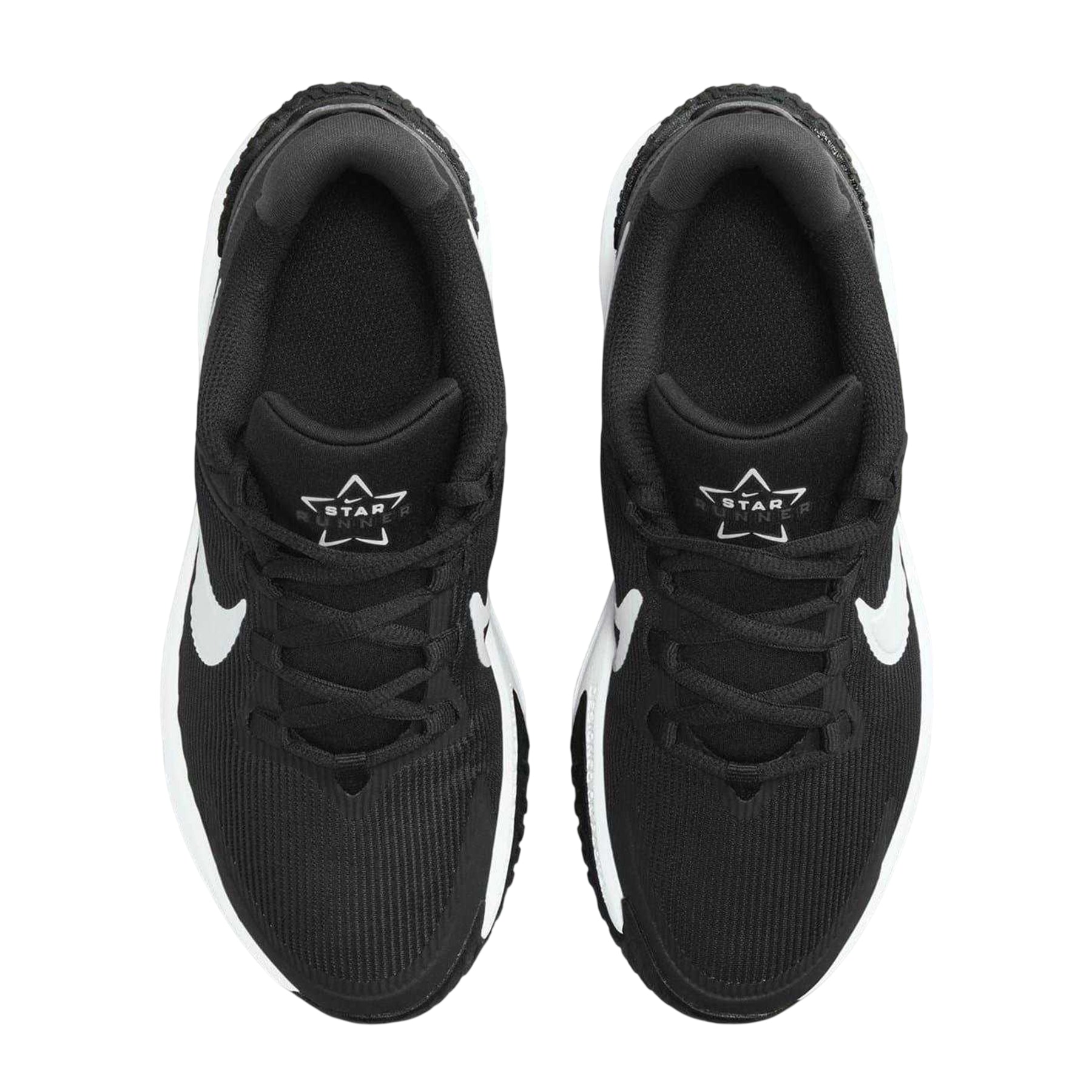 Black-White - Lifestyle - Nike Womens-Ladies Star Runner 4 Trainers