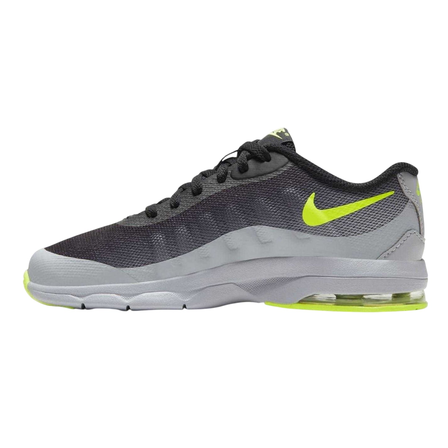 Grey-Volt - Side - Nike Childrens-Kids Air Max Trainers