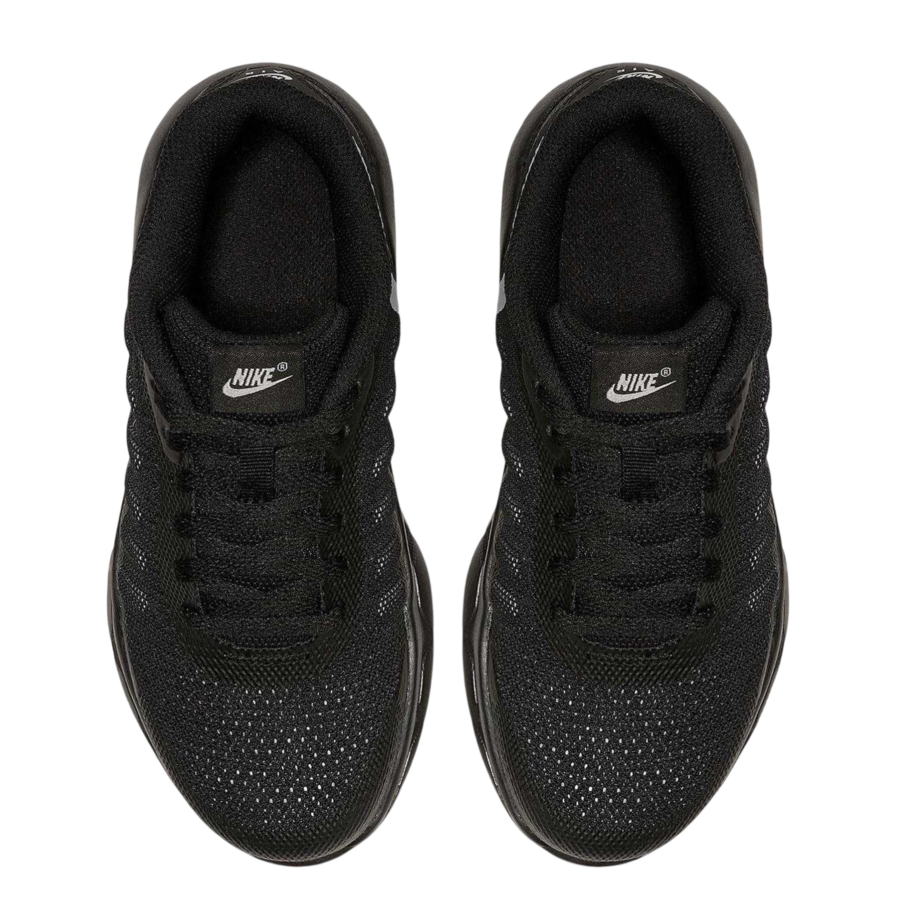 Black-Grey - Side - Nike Childrens-Kids Air Max Trainers