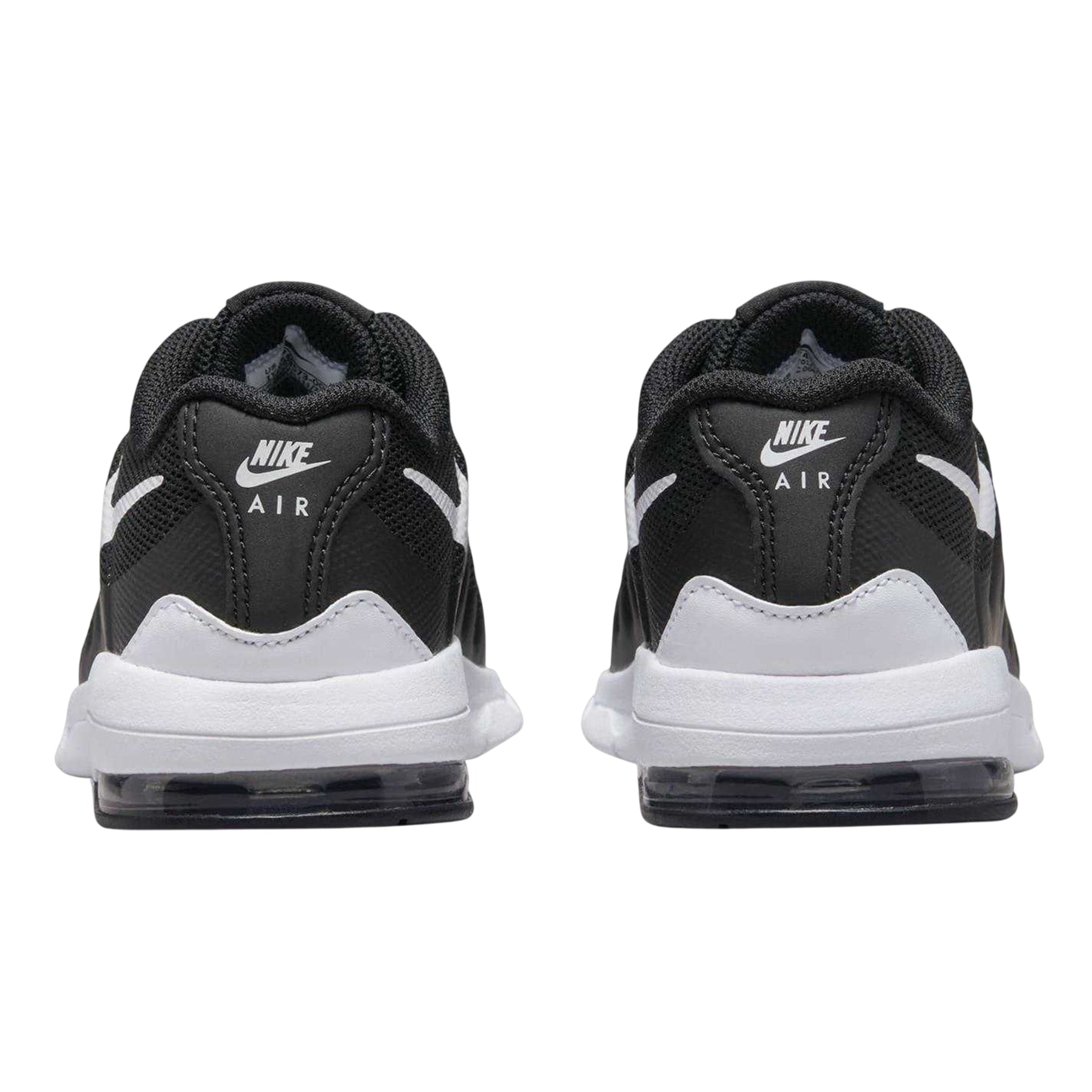 Black-White - Side - Nike Childrens-Kids Air Max Trainers