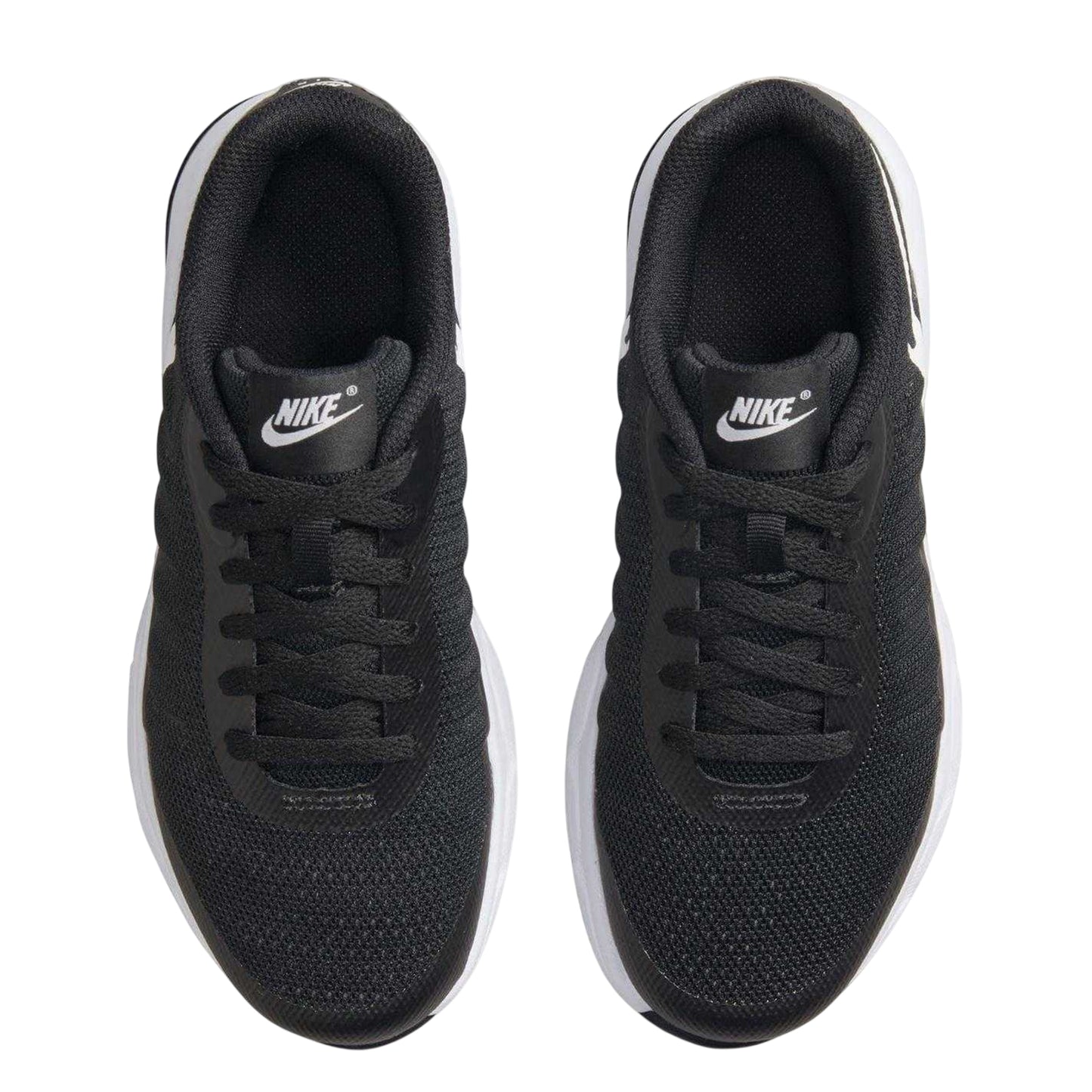 Black-White - Pack Shot - Nike Childrens-Kids Air Max Trainers