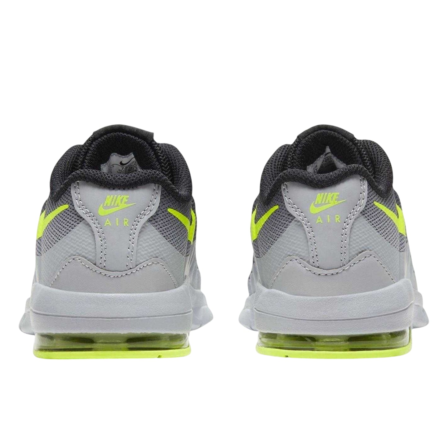 Grey-Volt - Back - Nike Childrens-Kids Air Max Trainers