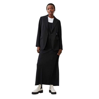 Blackout - Lifestyle - French Connection Womens-Ladies Flap Pocket Relaxed Fit Flared Blazer