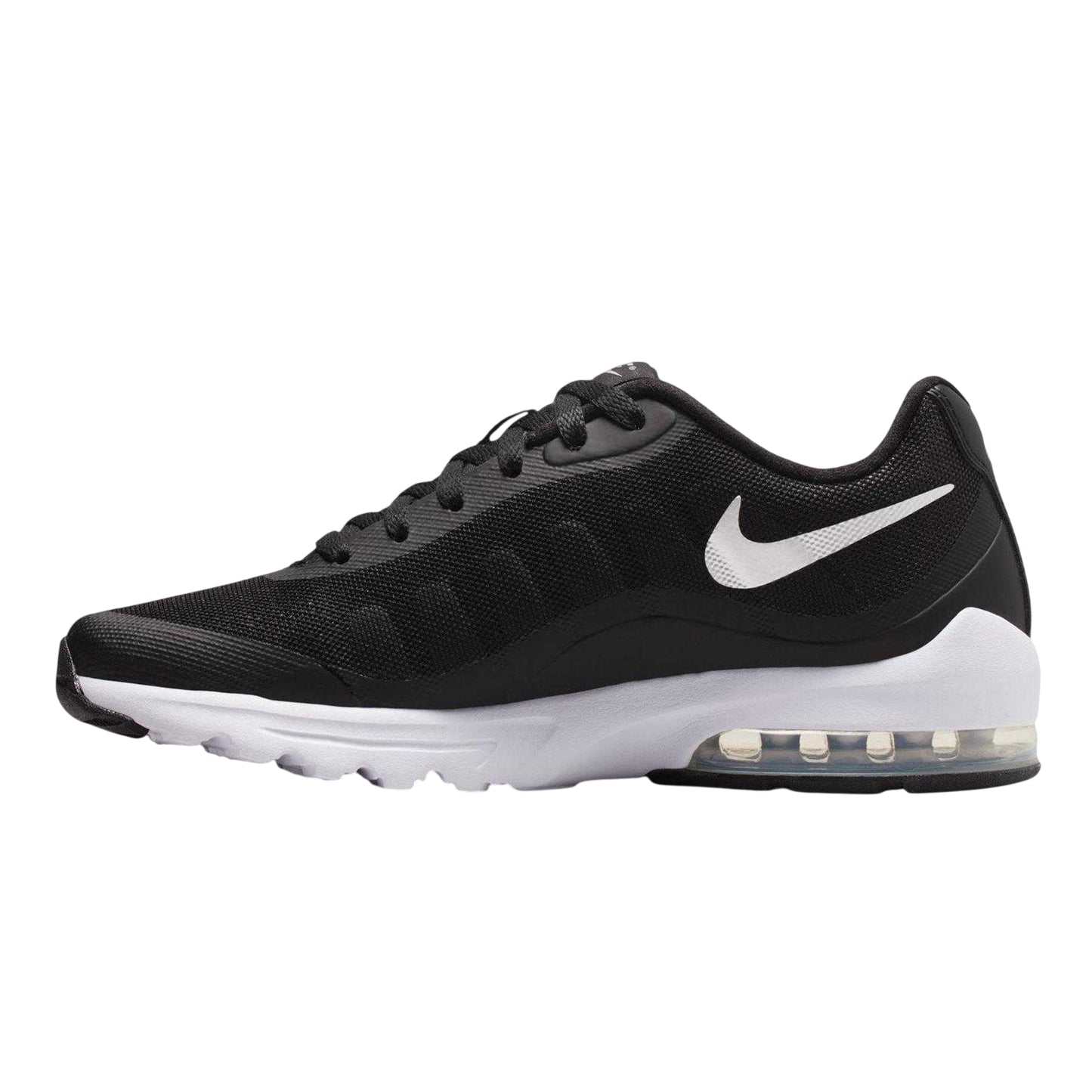 Black-White - Side - Nike Womens-Ladies Air Max Invigor Trainers