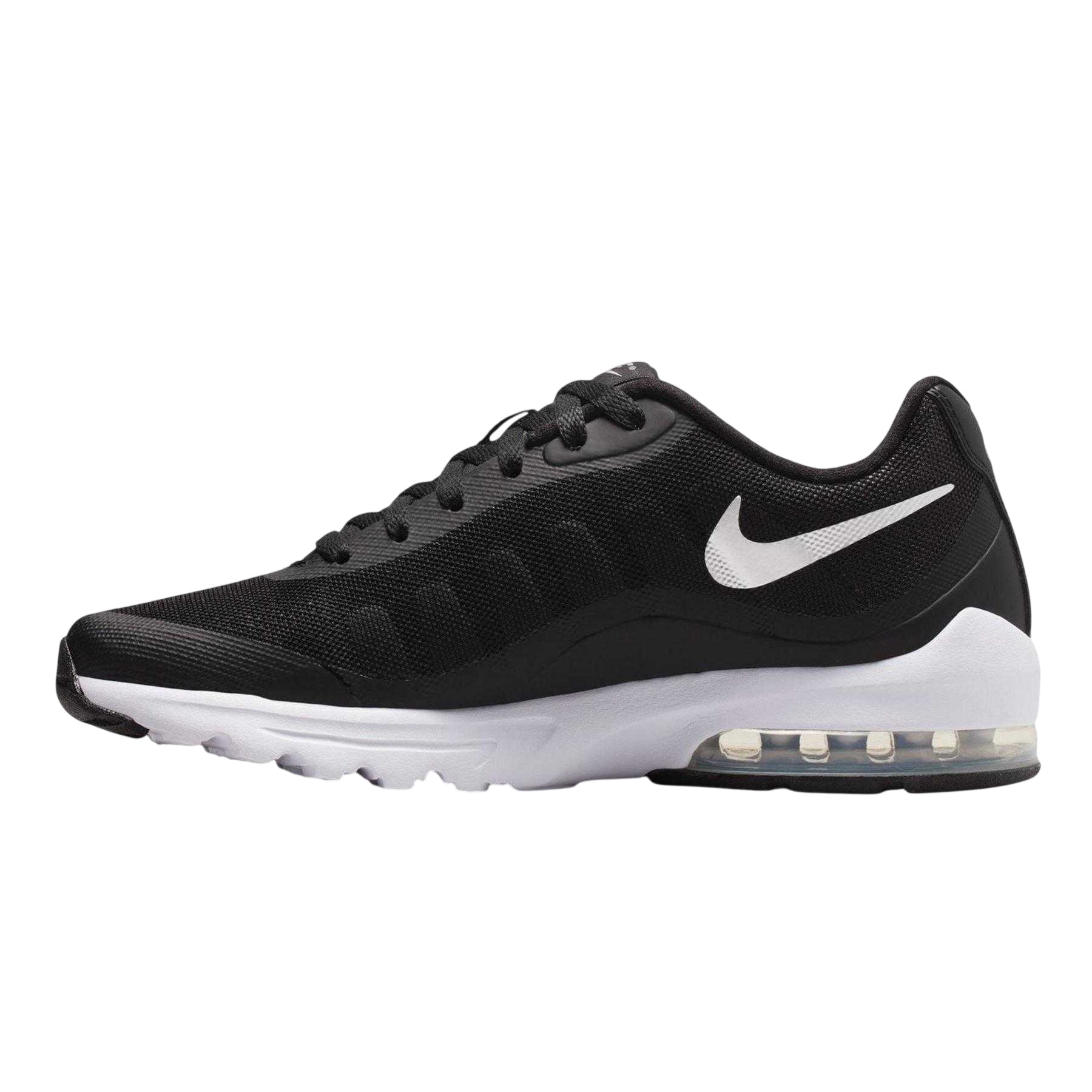 Black-White - Side - Nike Womens-Ladies Air Max Invigor Trainers