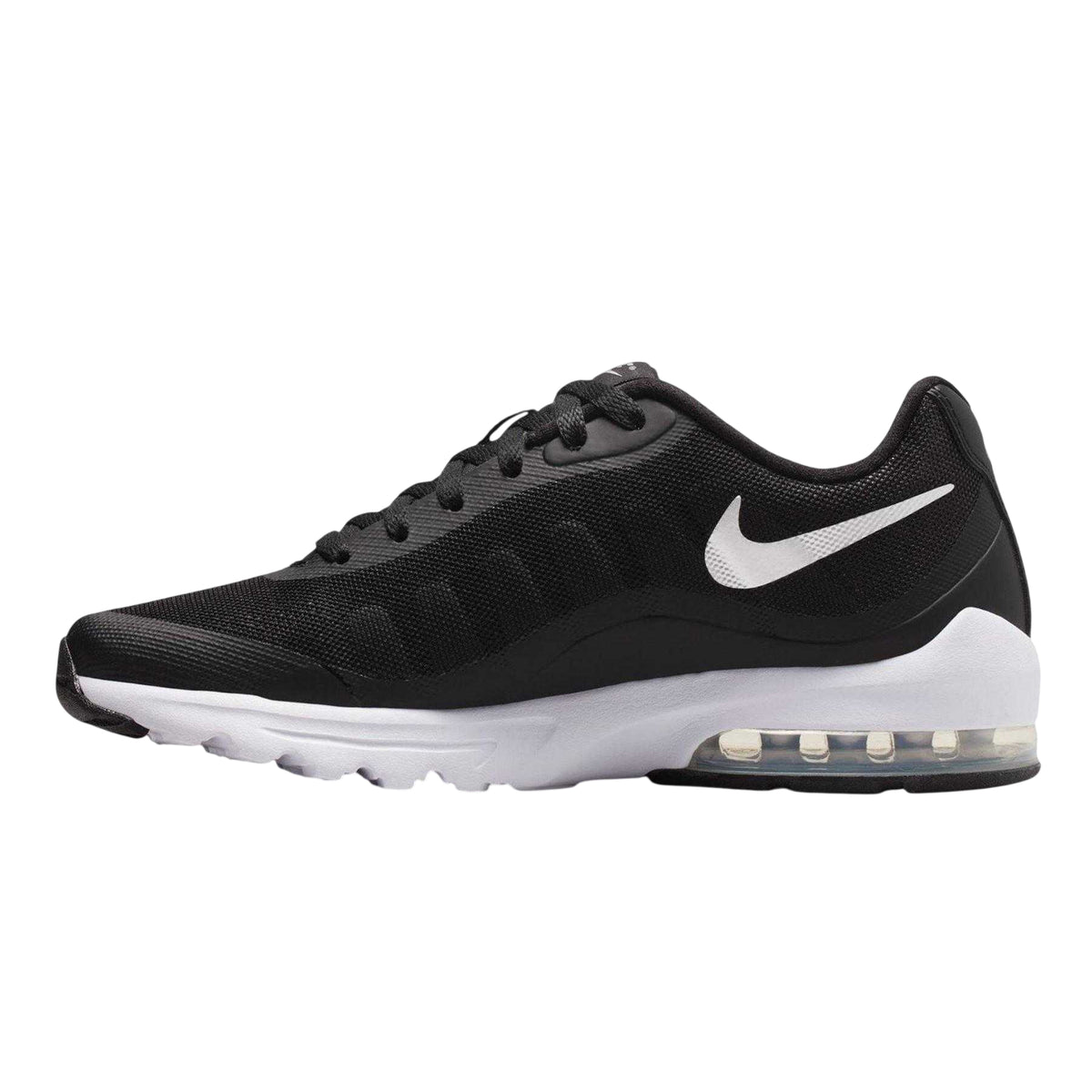 Black-White - Side - Nike Womens-Ladies Air Max Invigor Trainers