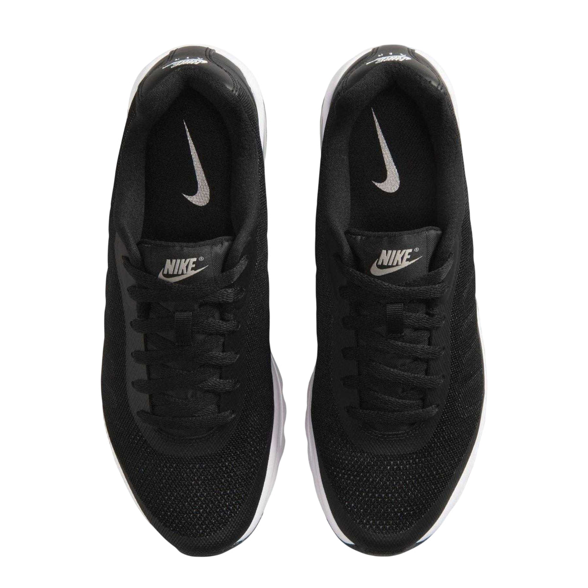 Black-White - Lifestyle - Nike Womens-Ladies Air Max Invigor Trainers