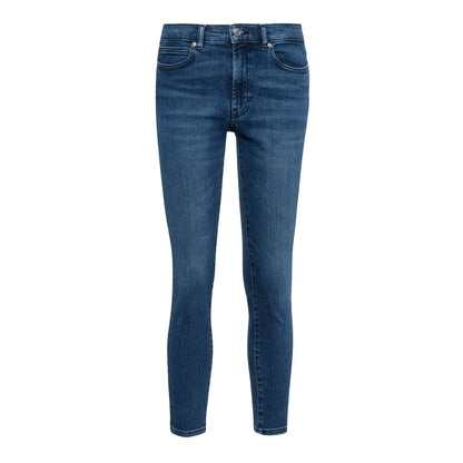 Blue - Front - Hugo Boss Womens-Ladies Charlie Skinny Jeans