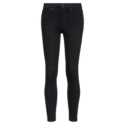 Black - Front - Hugo Boss Womens-Ladies Charlie Skinny Jeans