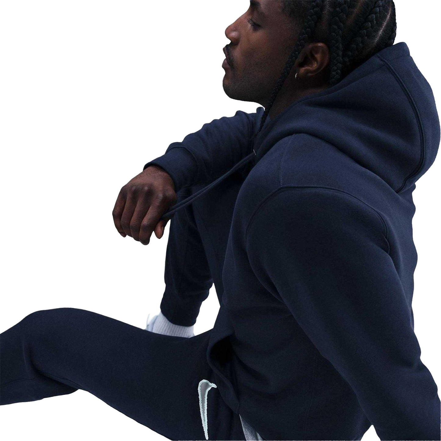 Obsidian Black - Side - Nike Mens Club Joggers