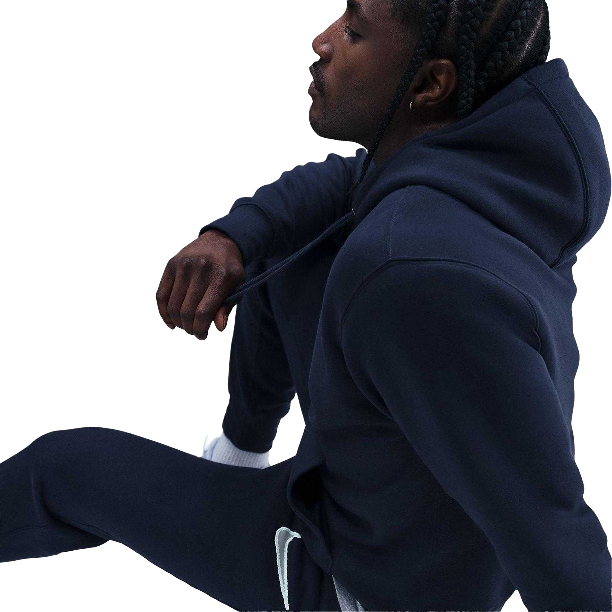 Obsidian Black - Side - Nike Mens Club Joggers