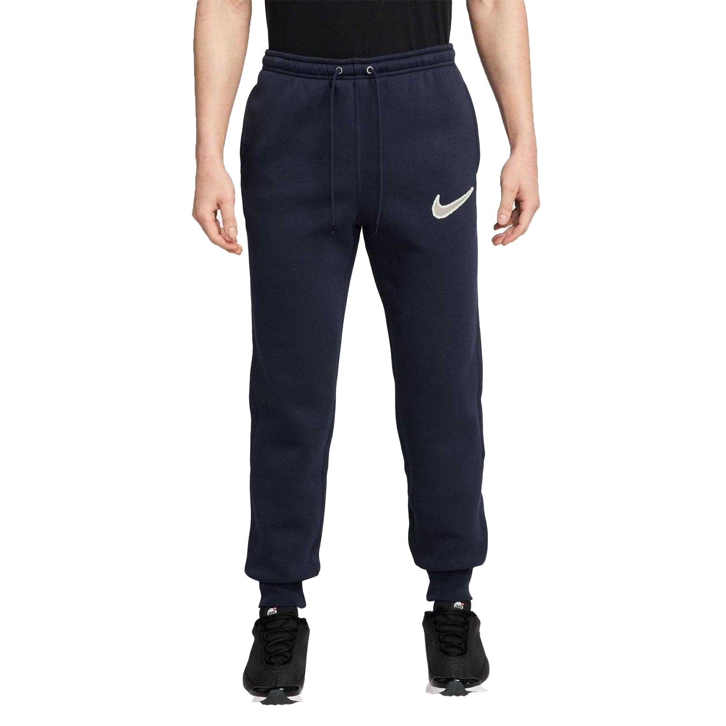 Obsidian Black - Front - Nike Mens Club Joggers