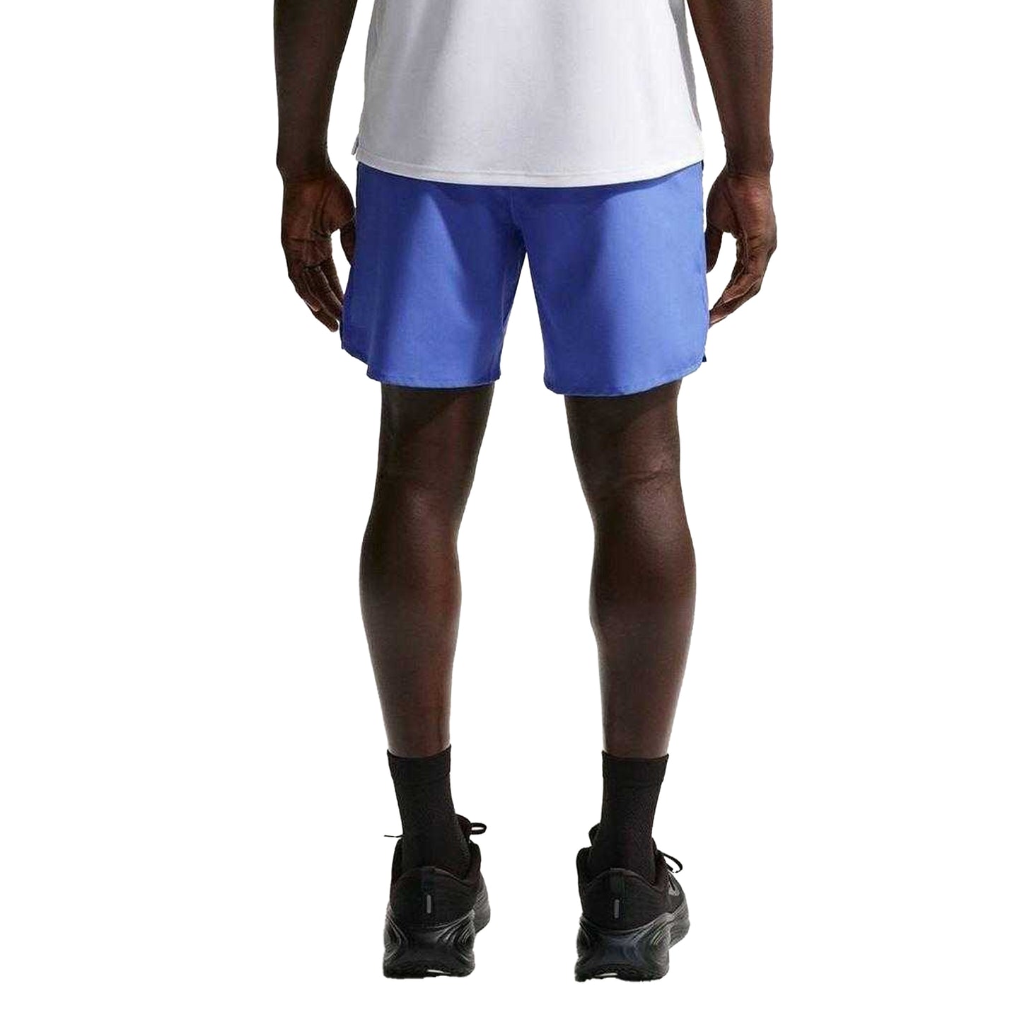 Blue - Back - Nike Mens Dri-FIT Graphic Print Running Shorts