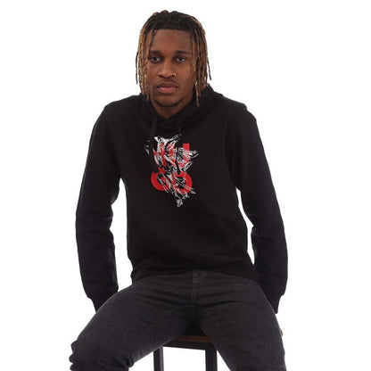 Black - Side - Hugo Boss Mens Daltorreson Hoodie