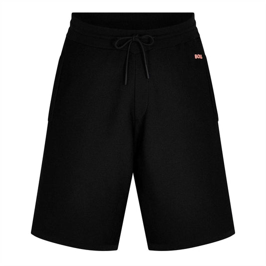 Black - Front - Boss Mens Tondar Sweat Shorts