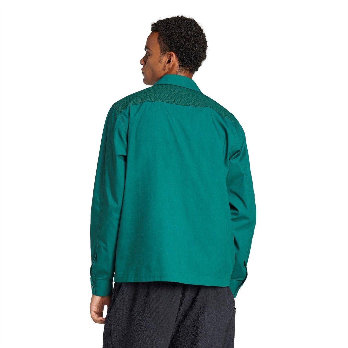 Green - Back - Adidas Mens Originals Bomber Jacket