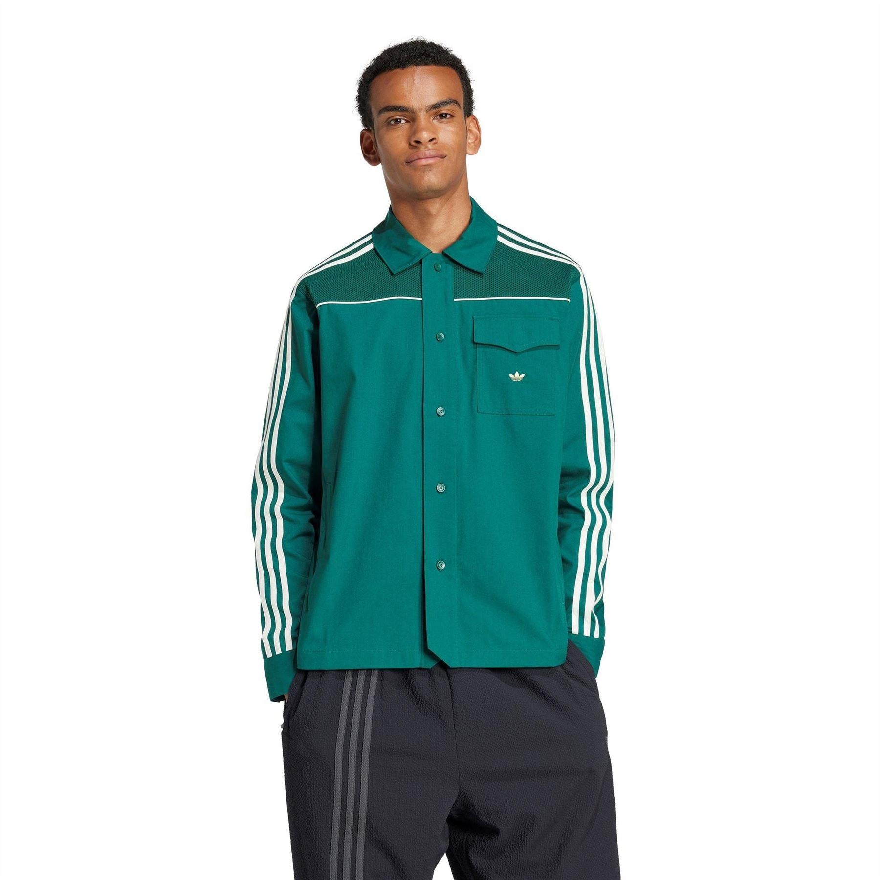 Green - Pack Shot - Adidas Mens Originals Bomber Jacket