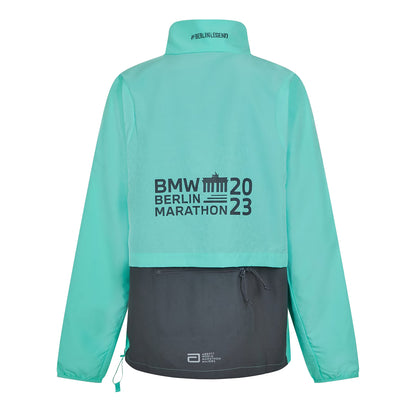 Aqua - Back - Adidas Womens-Ladies BMW Berlin Marathon 23 Jacket
