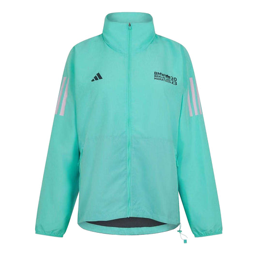 Aqua - Front - Adidas Womens-Ladies BMW Berlin Marathon 23 Jacket