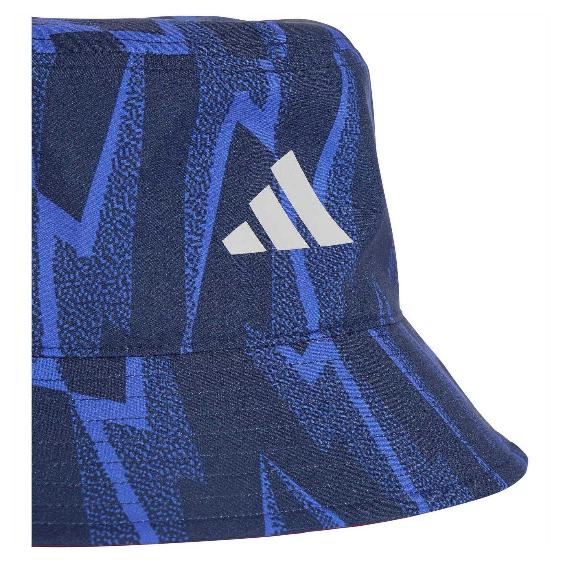 Blue - Side - Adidas Arsenal FC Bucket Hat