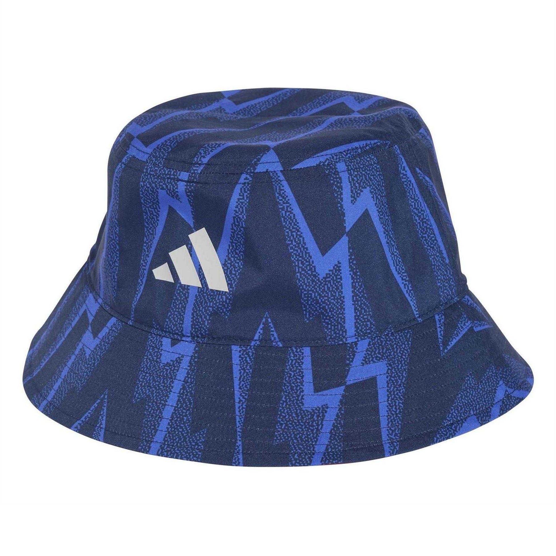 Blue - Front - Adidas Arsenal FC Bucket Hat