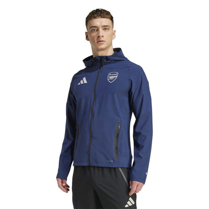 Black - Side - Adidas Mens Arsenal FC Jacket