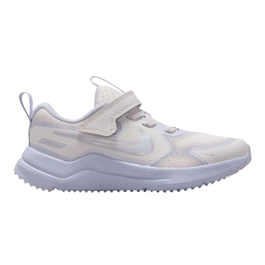 Platinum-Ghost Grey - Front - Nike Childrens-Kids Downshifter 12 Trainers