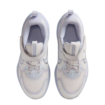 Platinum-Ghost Grey - Side - Nike Childrens-Kids Downshifter 12 Trainers