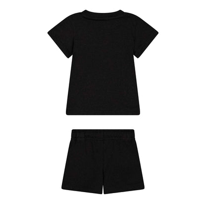 Puma Black - Back - Puma Childrens-Kids Graphic Logo T-Shirt & Shorts Set