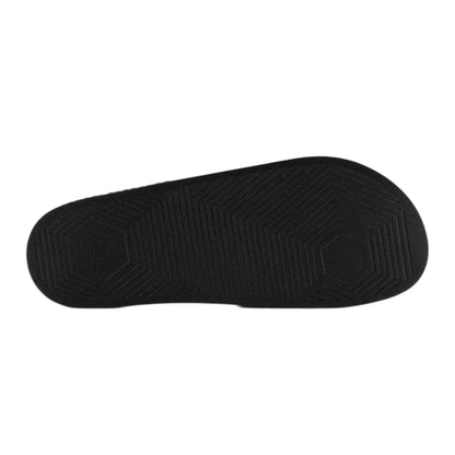 Black - Side - Armani Exchange Mens Pool Sliders