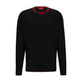Black - Front - Hugo Boss Mens Smarlo Logo Sweatshirt