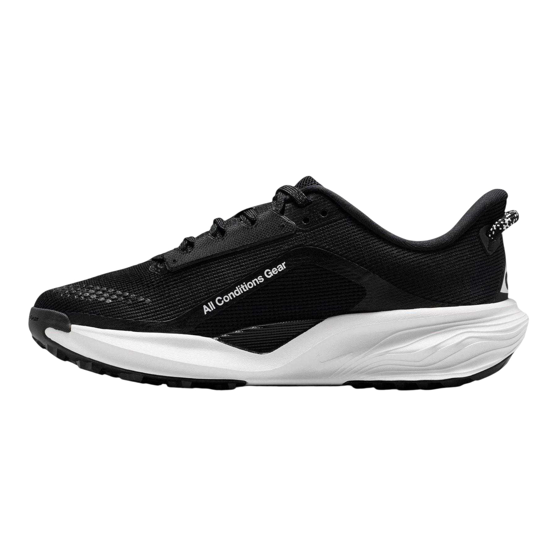 Black-White - Side - Nike Childrens-Kids ACG Shoes