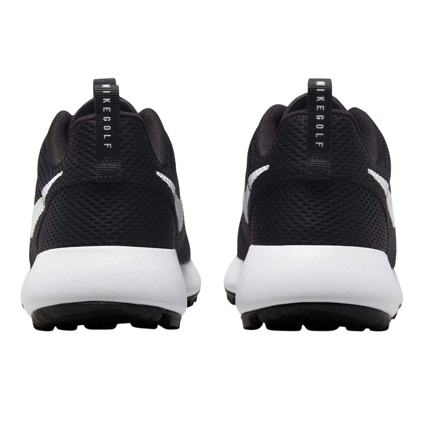 Black-White - Back - Nike Mens Roshe 2 Golf Shoes