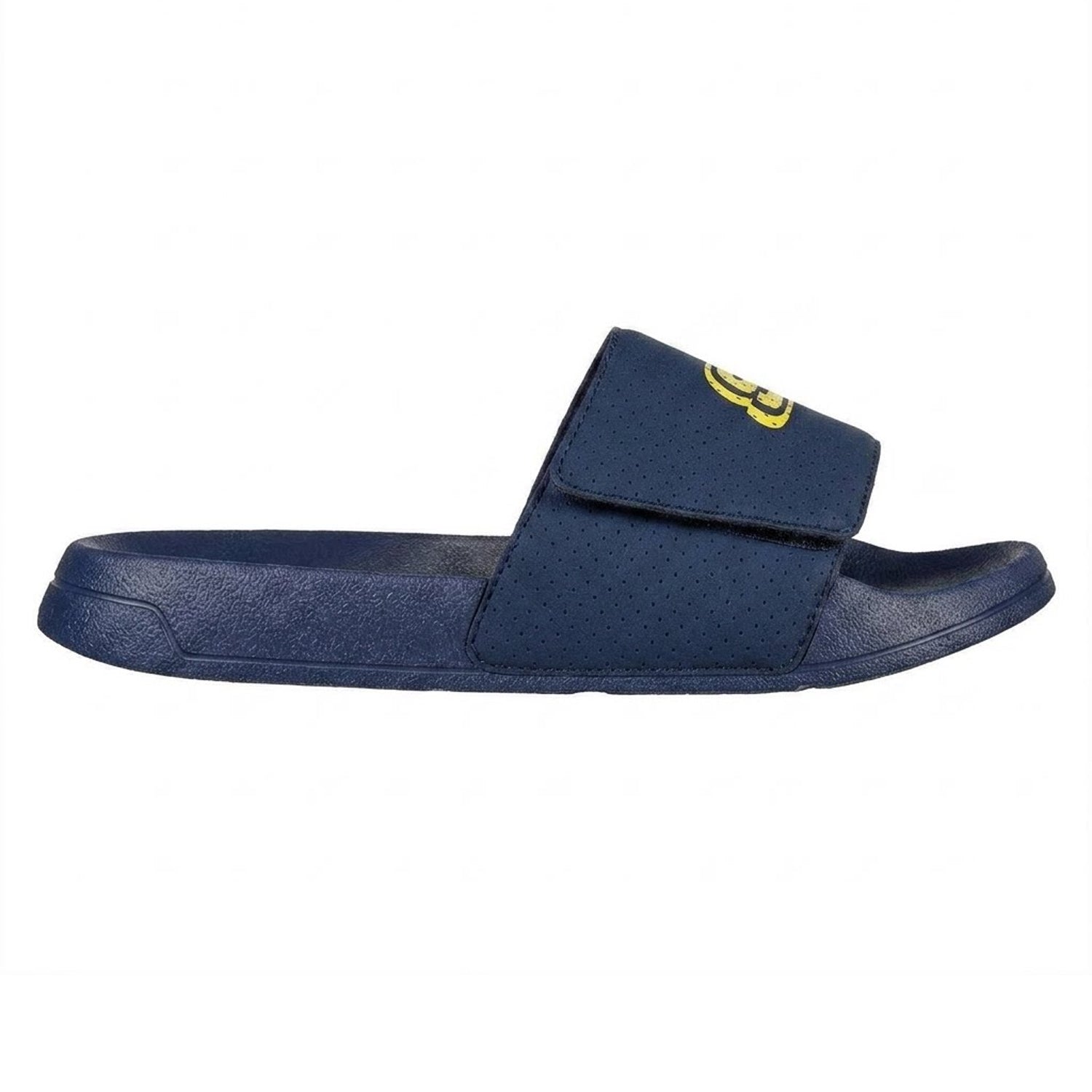 Navy-Yellow - Front - Skechers Mens Sidelines 2 Open Toe Sports Sandals