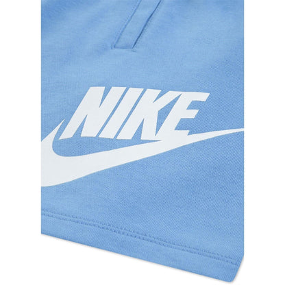 White-University Blue - Lifestyle - Nike Childrens-Kids Swoosh T-Shirt & Shorts Set