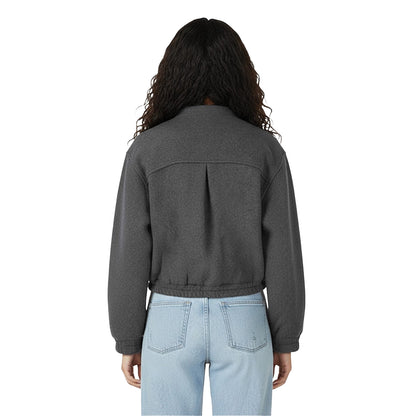 Grey - Lifestyle - Jack Wills Womens-Ladies Plain Bomber Jacket