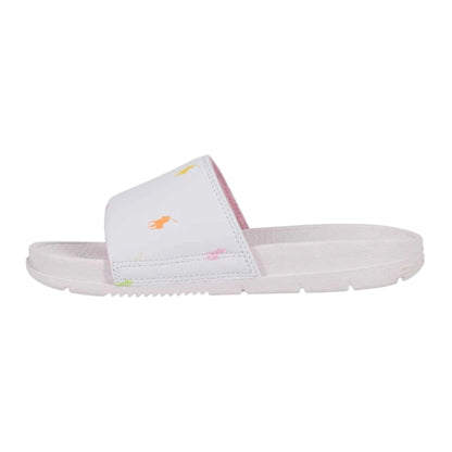 White-Green-Black - Side - Ralph Lauren Childrens-Kids Fairview Pool Sliders