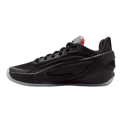 Black-Crimson - Back - Nike Childrens-Kids Luka Basketball Shoes