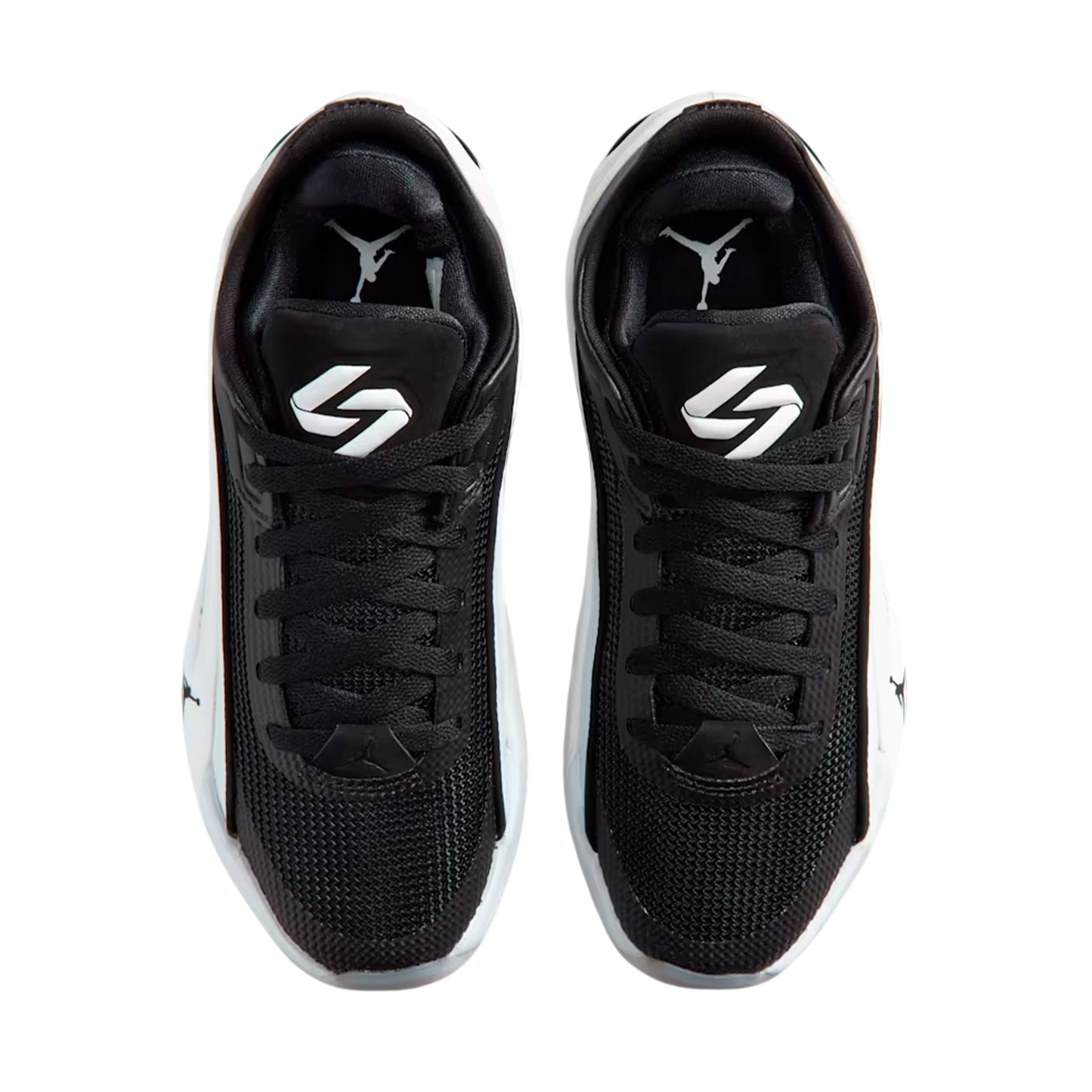 Black-White - Side - Nike Childrens-Kids Luka Basketball Shoes