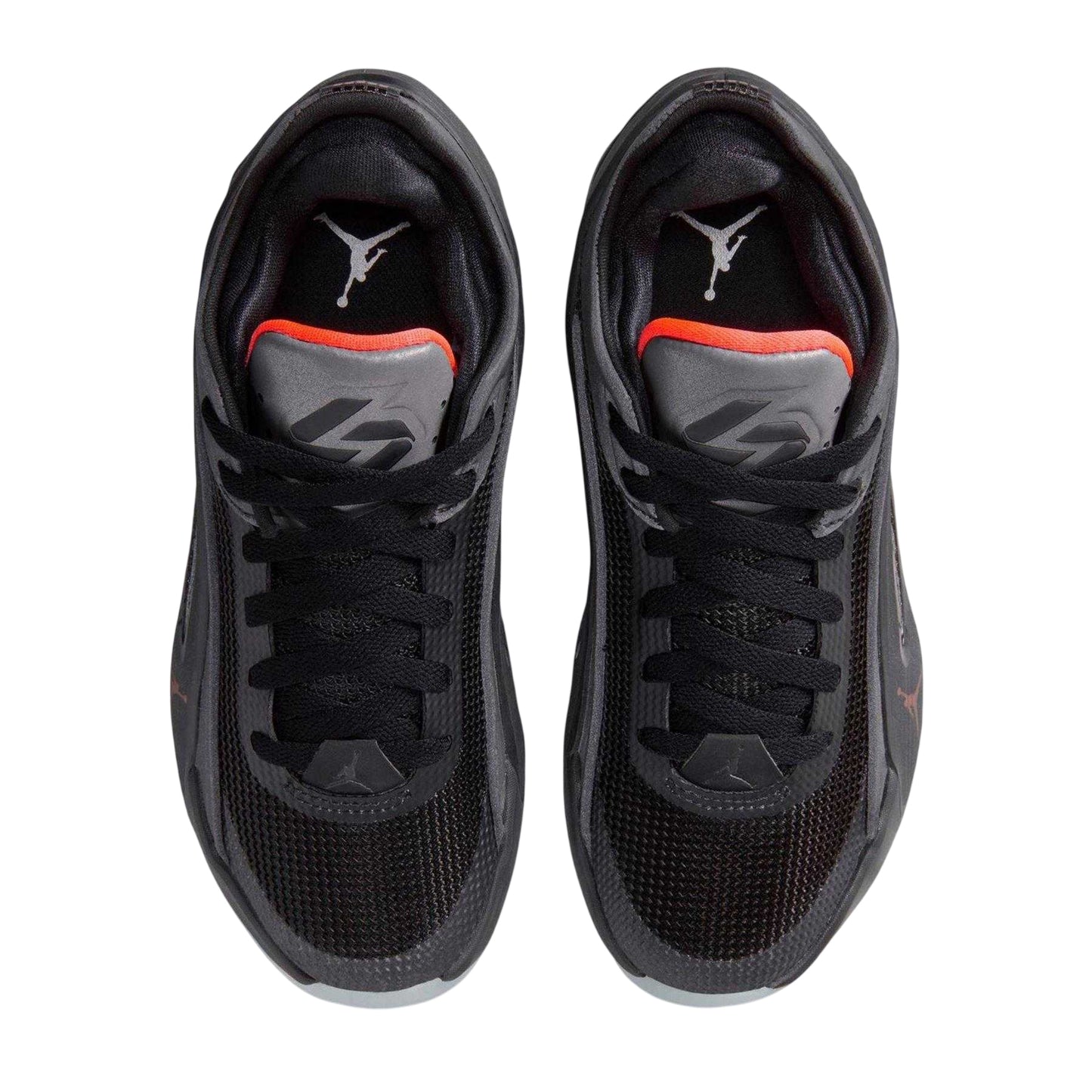 Black-Crimson - Side - Nike Childrens-Kids Luka Basketball Shoes