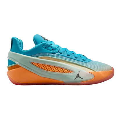 Black-Turquoise - Front - Nike Childrens-Kids Luka Basketball Shoes