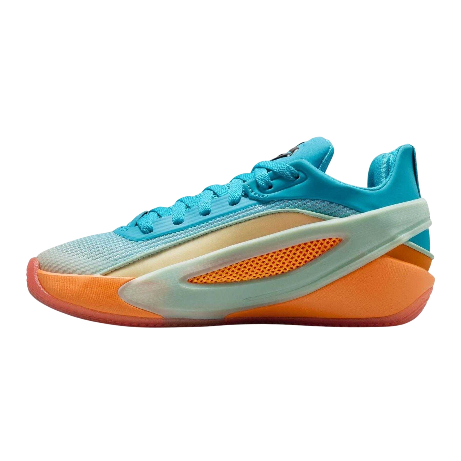 Black-Turquoise - Back - Nike Childrens-Kids Luka Basketball Shoes