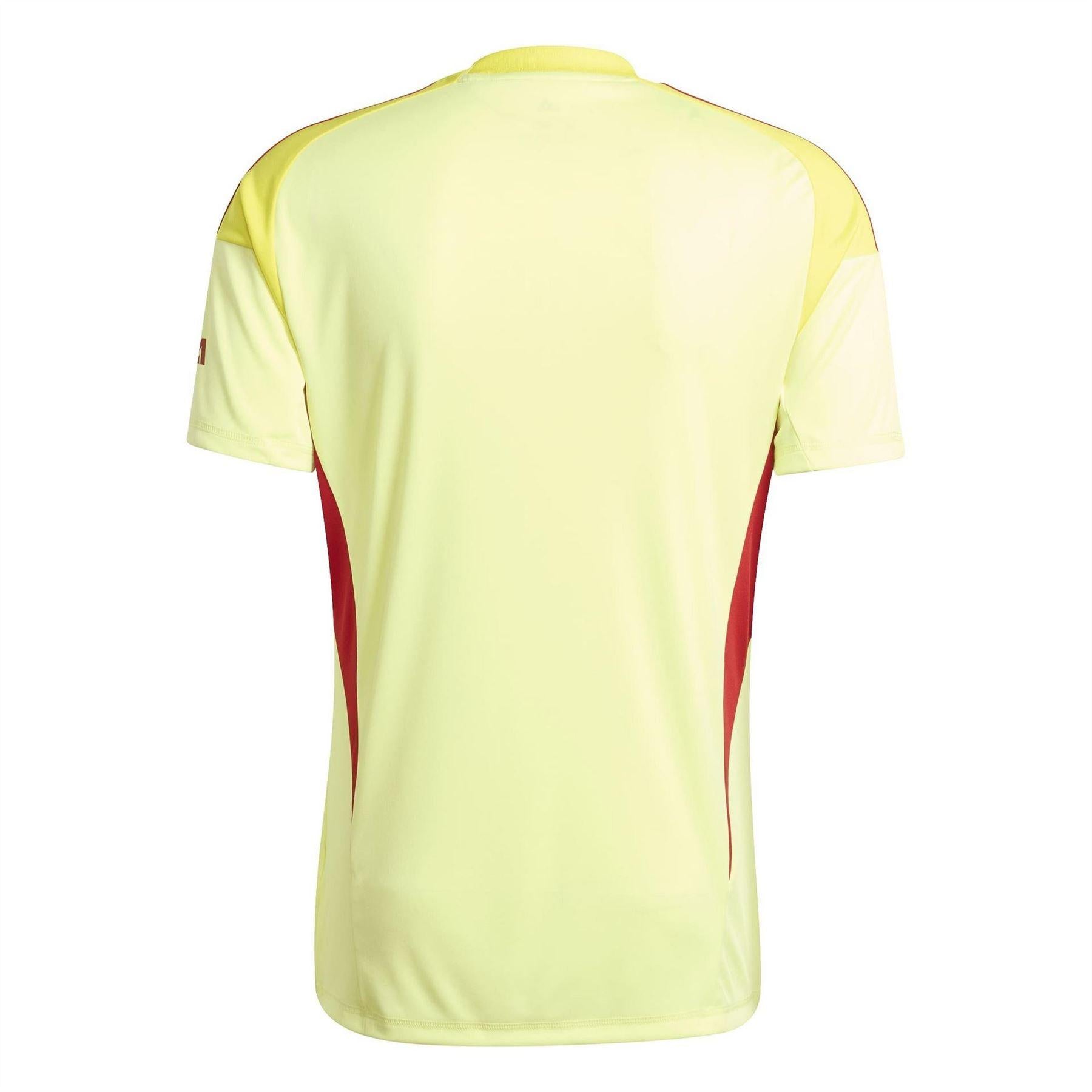 Yellow-Red - Back - Adidas Mens Arsenal FC Goalkeeper Jersey