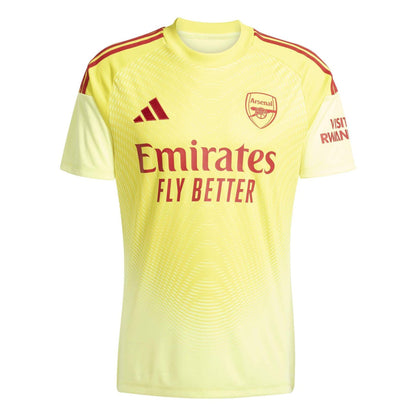 Yellow-Red - Front - Adidas Mens Arsenal FC Goalkeeper Jersey