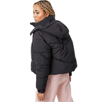Black - Back - Jack Wills Womens-Ladies Ritcher Quilted Padded Jacket