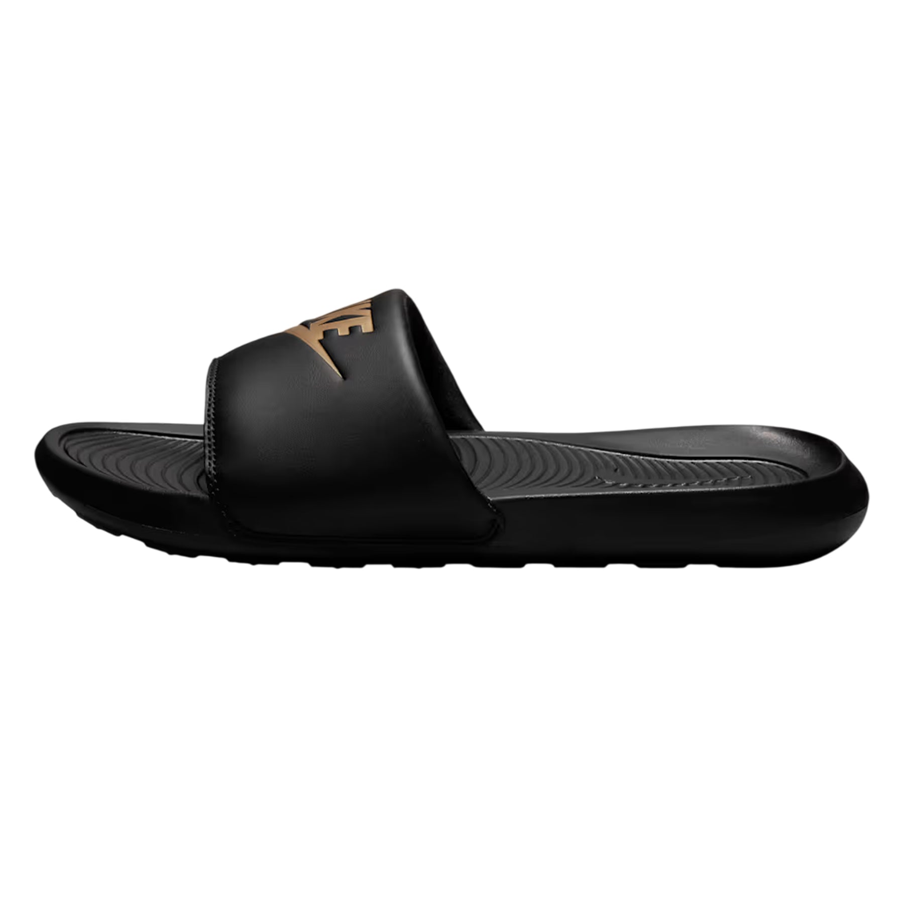 Black-Metallic - Back - Nike Mens Victori One Shower Slides