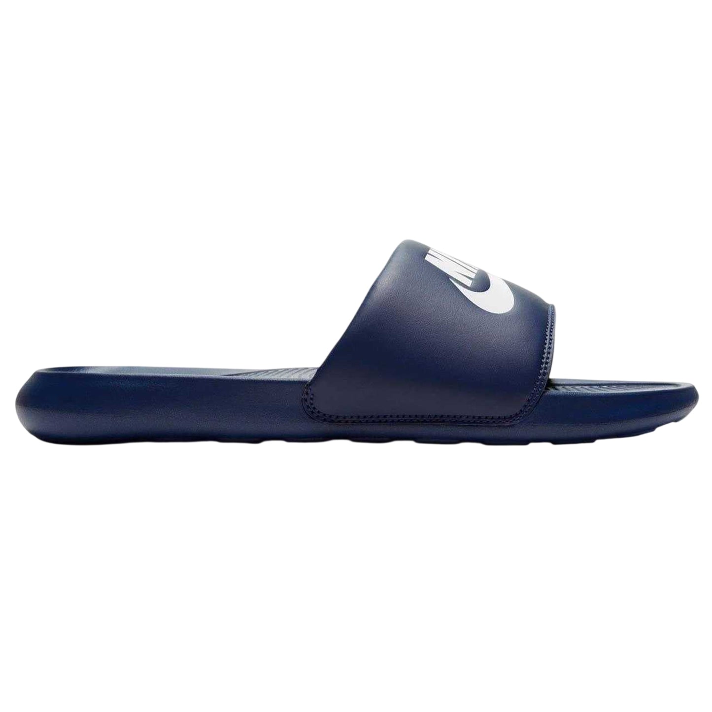 Navy-White - Front - Nike Mens Victori One Shower Slides