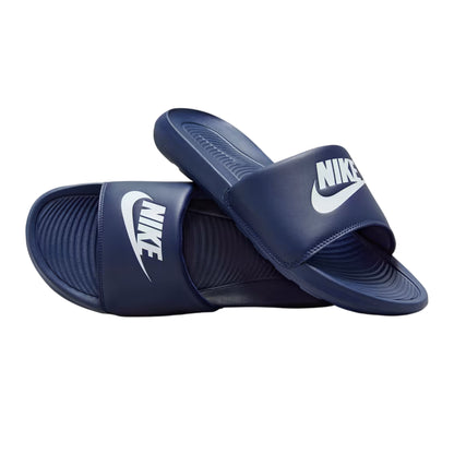 Navy-White - Lifestyle - Nike Mens Victori One Shower Slides