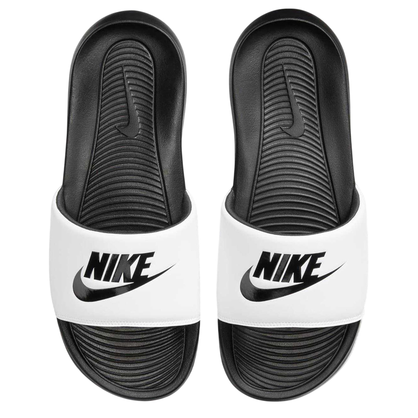 White-Black - Side - Nike Mens Victori One Shower Slides